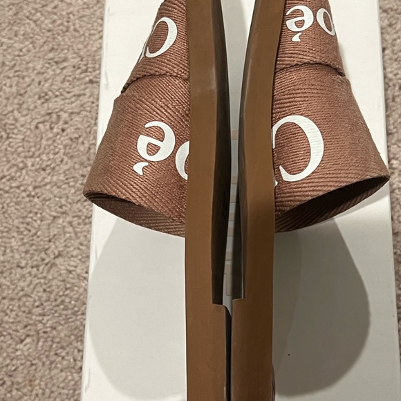 Chloe Brown Leather Sandals - Picture 7 of 9